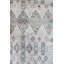 Tapis gris en laine noué à la main de conception unique 6 pi 1 po x 8 pi 8 po nouvel âge touareg