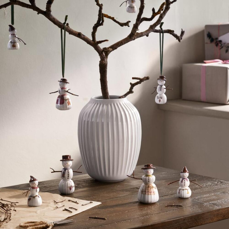 4.5'' Ceramic / Porcelain Snowmen