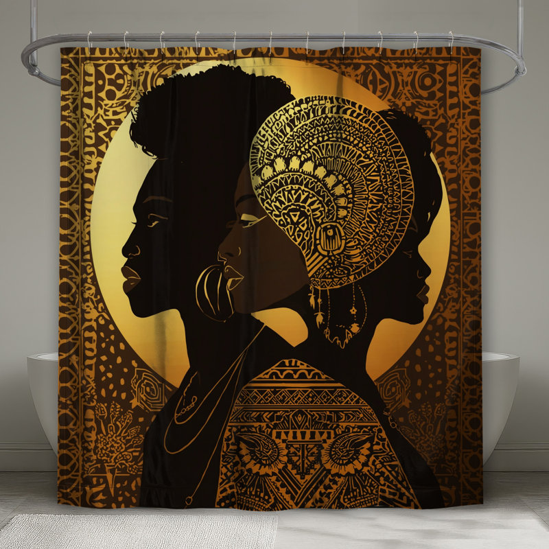 Rideaux de douche Gold Silhouette, L 70 po x H 72 po