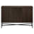 48" Fluted Sideboard with Adjustable Shelves & Cable Management — Alder Brown Scandinavian Storage Cabinet for Dining Room or Living Room | Ceeva-1396032279