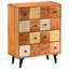 Commode en bois d'acacia massif 23,6 po x 11,8 po x 29,5 po