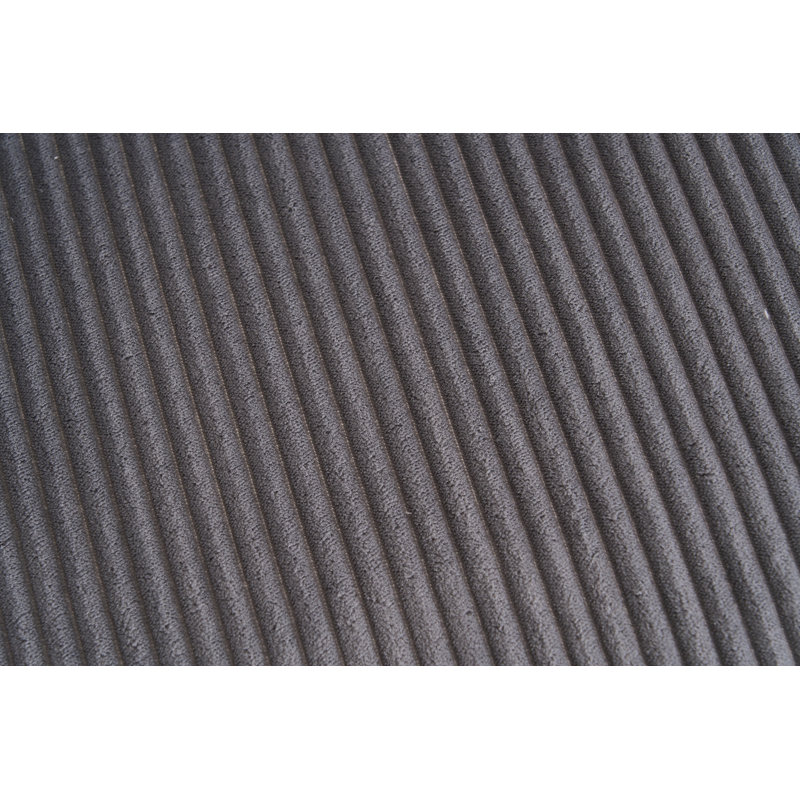 Boneless Stepanie Memory Foam 3-Seater Sofa, Gray Corduroy
