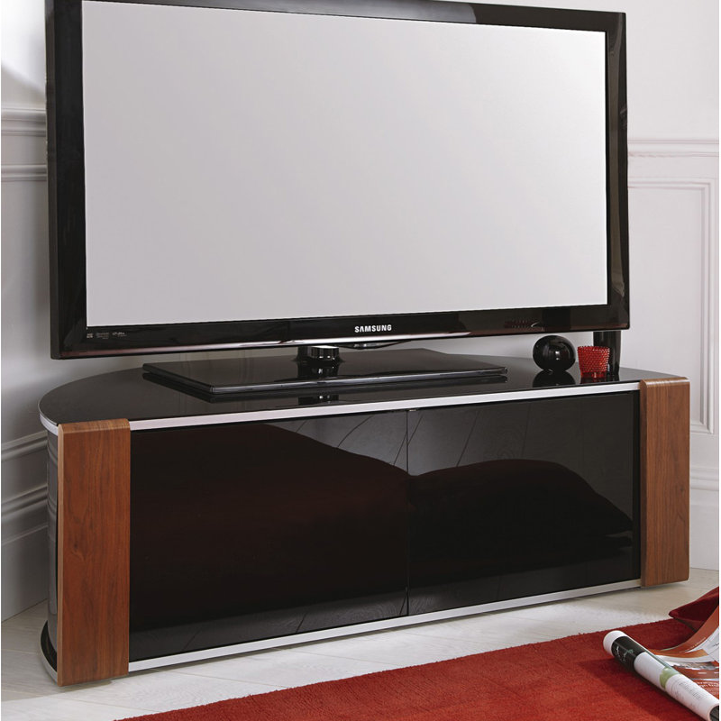Irving Unfinished TV Stand for TVs up to 50", Walnut