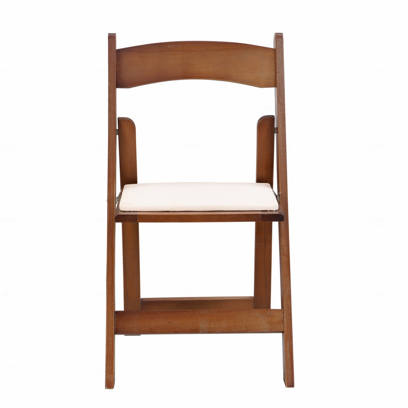 Chaise d'appoint rembourrée pliante de base, peu encombrante et facile à transporter