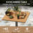 Outdoor Square Patio Bistro Dining Table