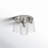 Nakita Dianne Large 3-Light 11" Flush Mount-2086760595