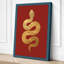 Gilded Serpent Graphic - Wrapped Canvas-2084711493-2084711506