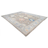 Oushak Collection, Transitional One-of-a-Kind Rectangle 10'4" X 13'8" Hand Knotted Area Rug
