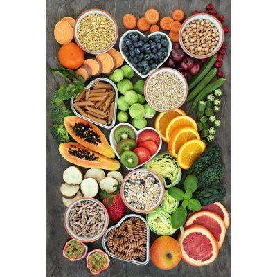 High Fiber Health by Marilyna - Wrapped Canvas Print