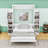 Rashem Wood Murphy Bed with Shelves and LED Lights-883310306-883310332