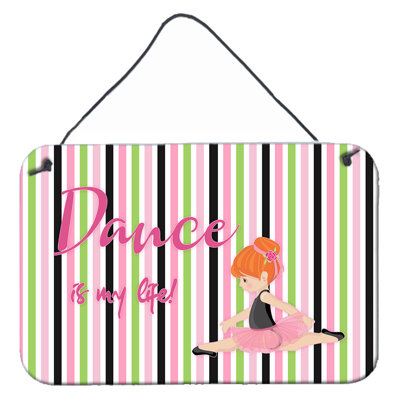 Décoration murale ballet danse is my life blondes suspendues