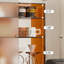 Vitrines en bois massif de couleur ambre-121251886