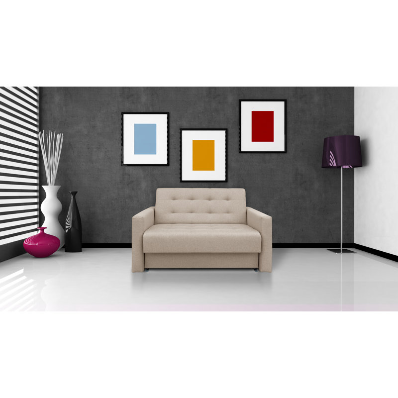 Julynn 2 Seater Loveseat, Beige