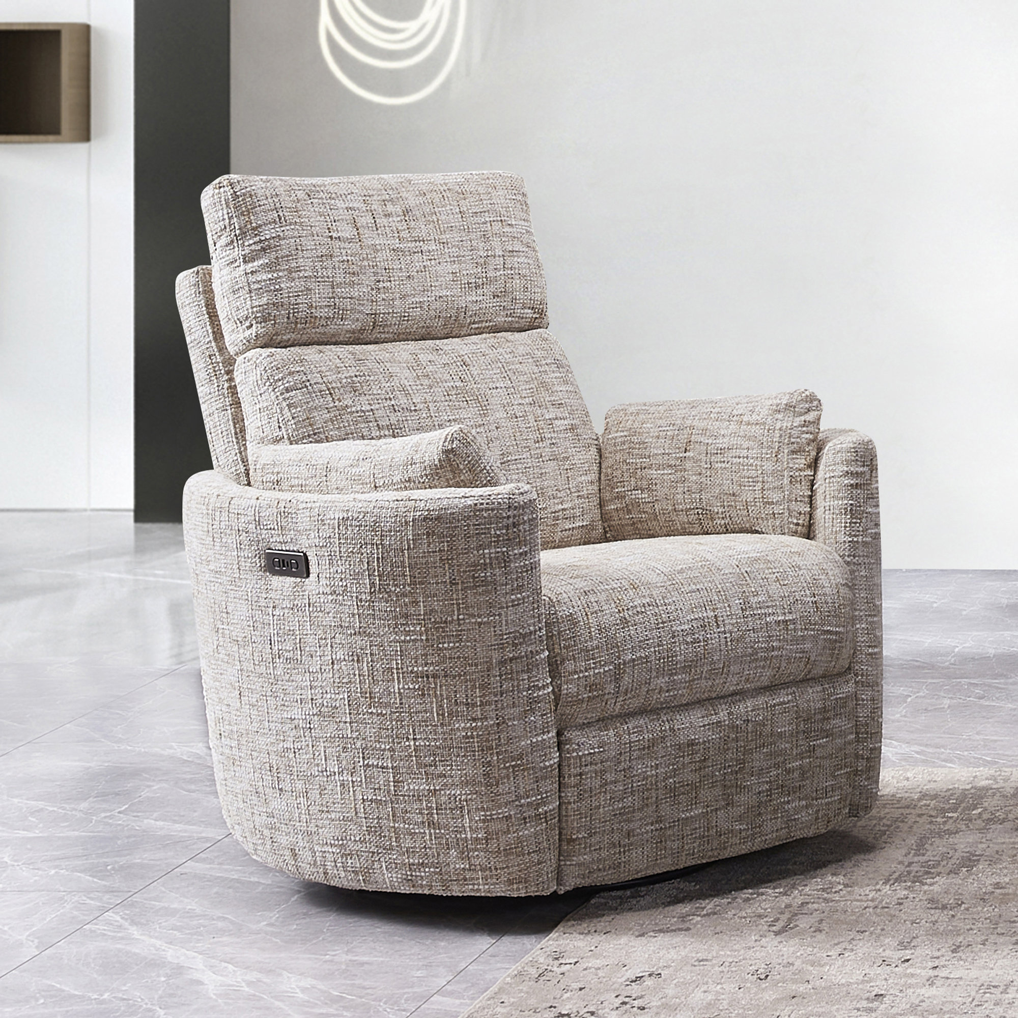 Latitude Run® Callendale Electric Power Swivel Rocker Recliner Chair With  USB Type-C Port Reviews Wayfair