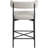 Hisayo Upholstered Counter Stool with Metal Frame-88514414