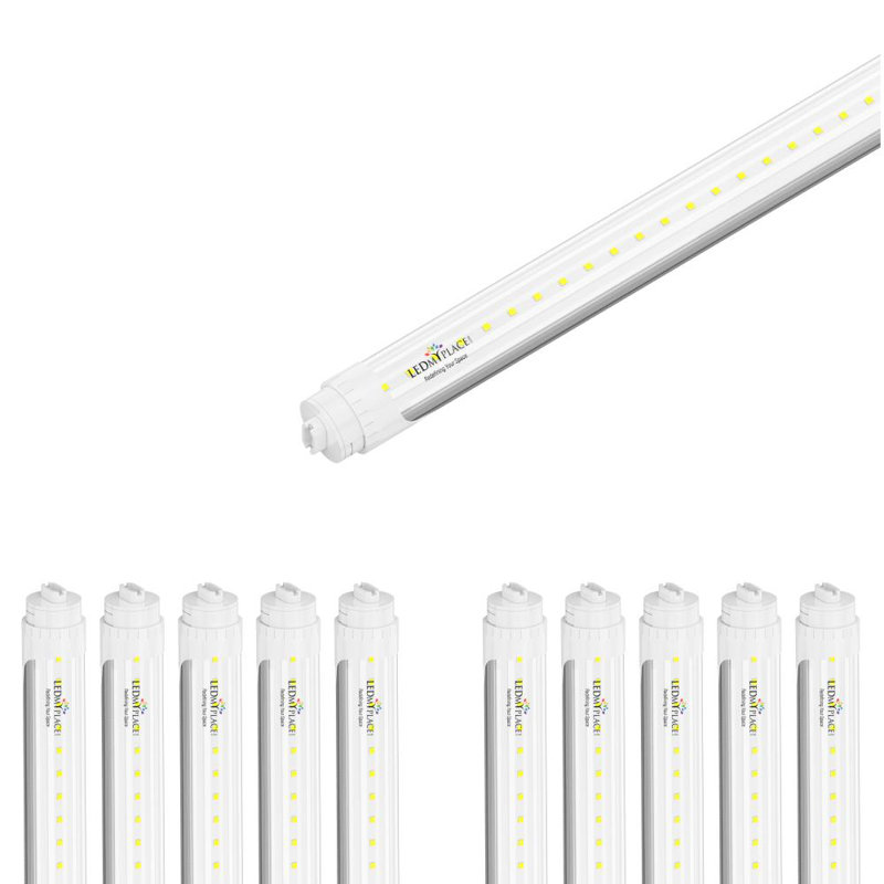 48 Watt (80 Watt Equivalent), T8 LED, Non-Dimmable Light Bulb, Daylight Base, 6500K