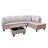Jayzen 3 - Piece Vegan Sectional-1119954545-1094079087-1094079078