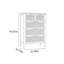 Commode d'appoint en rotin de style américain