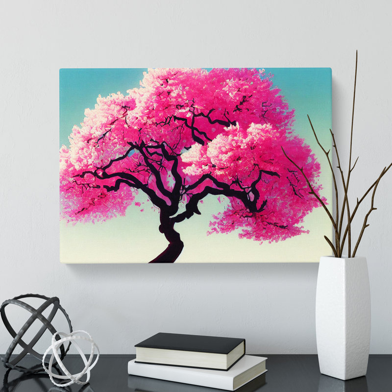 Inspirational Cherry Blossom Tree - Wrapped Canvas, 35cm H x 50cm W