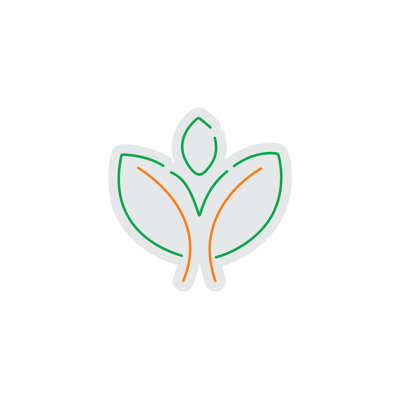  | Enseigne néon à motif de feuilles | Fabriqué avec des tubes néon durables et écoénergétiques qui émettent une lumière brillante et uniforme pendant plus de 50 000 heures sans décoloration ni gradation | 23 x 23 | Vert et orange