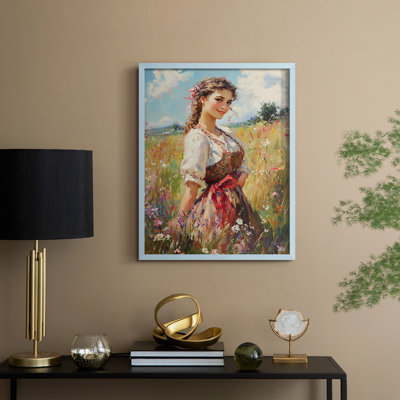 Reproduction encadrée WOMEN Series CCXCV - bois massif