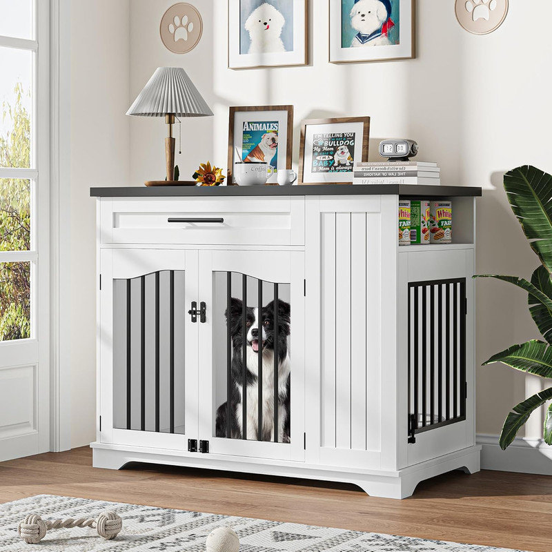 Furniture Style Crate, White