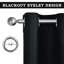 Blackout Eyelet Synthetic Room Darkening 100 % Polyester Thermal Curtain-1759026537-1759026582