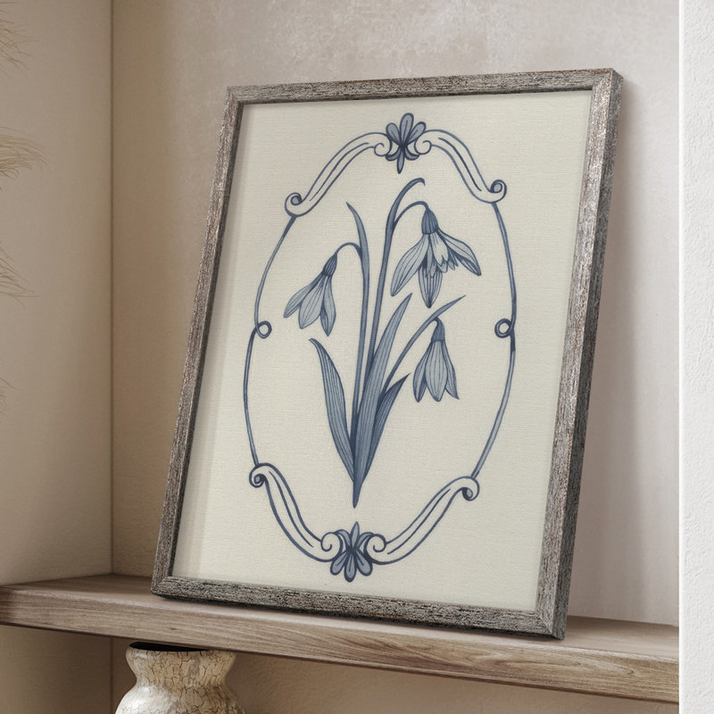 Spring Portrait I Framed Print - Solid Wood