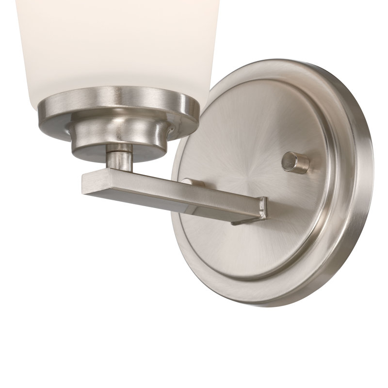 Minyard 1-Light Wall Sconce - Brushed Nickel