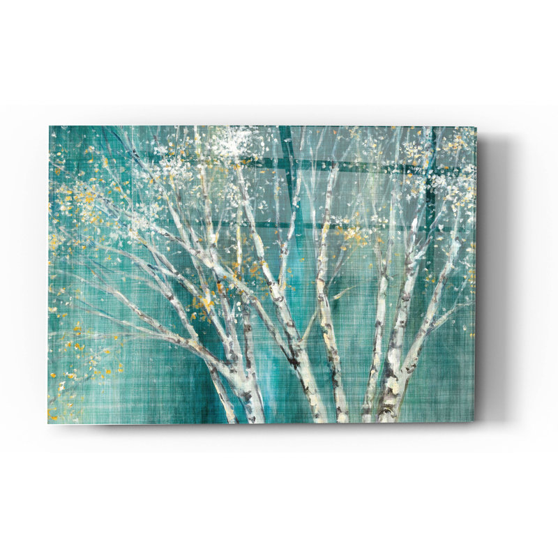 «Blue Birch» par Julia Purinton, H 24 po x l 36 po x P 0,2 po