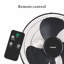 Ventilateur sur socle oscillant 16 po avec télécommande, noir