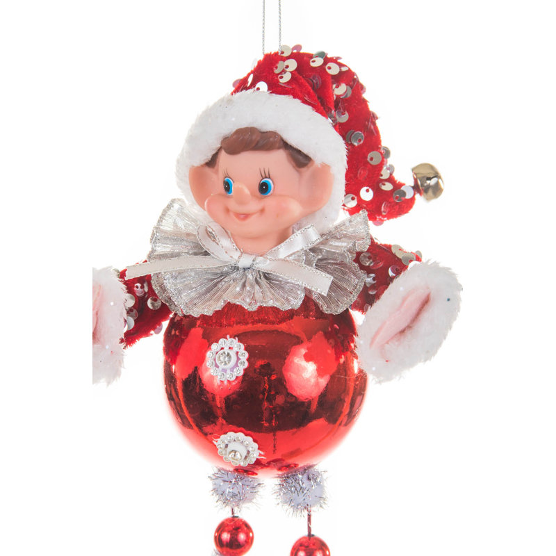 Hangable Red Bowtie Elf