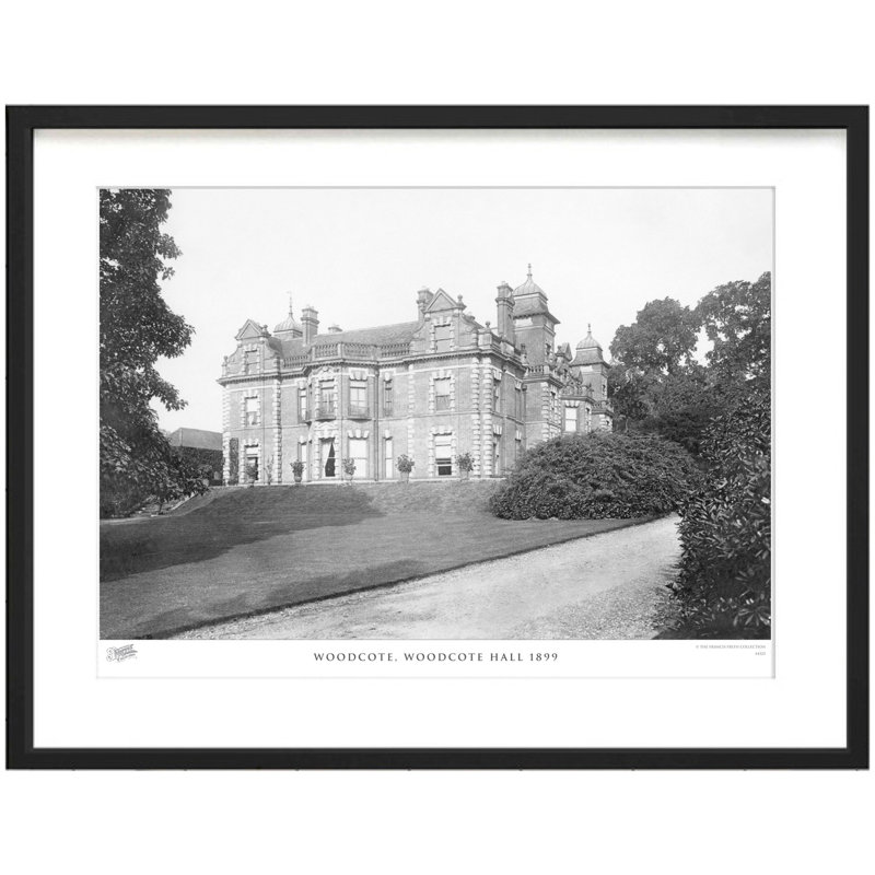 Woodcote, Woodcote Hall 1899 - Single Picture Frame Print, 45cm H x 60cm W x 2.3cm D
