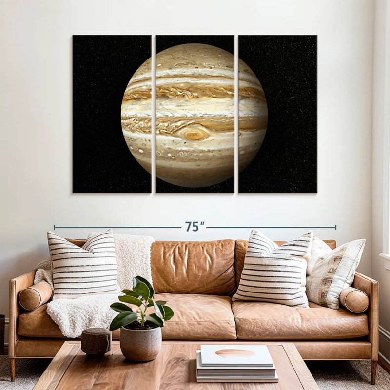 Oberle Jupiter Planet, 42" H x 65" W