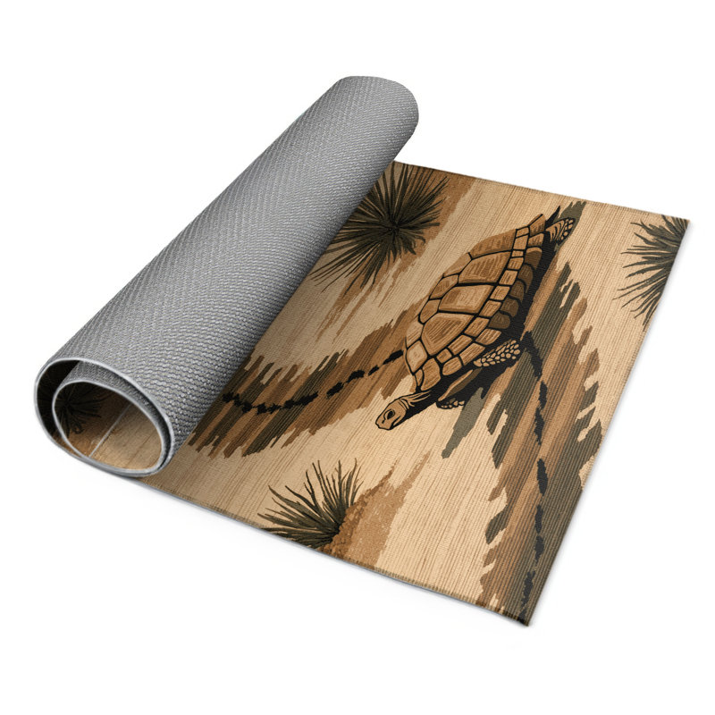 Tapis d'intérieur et d'extérieur brun Nature, Rectangulaire 3 pi x 5 pi