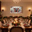 Ensemble de 3 reproductions d'art sur toile, "Christmas Christmas Instruments and Decorations"-355358984