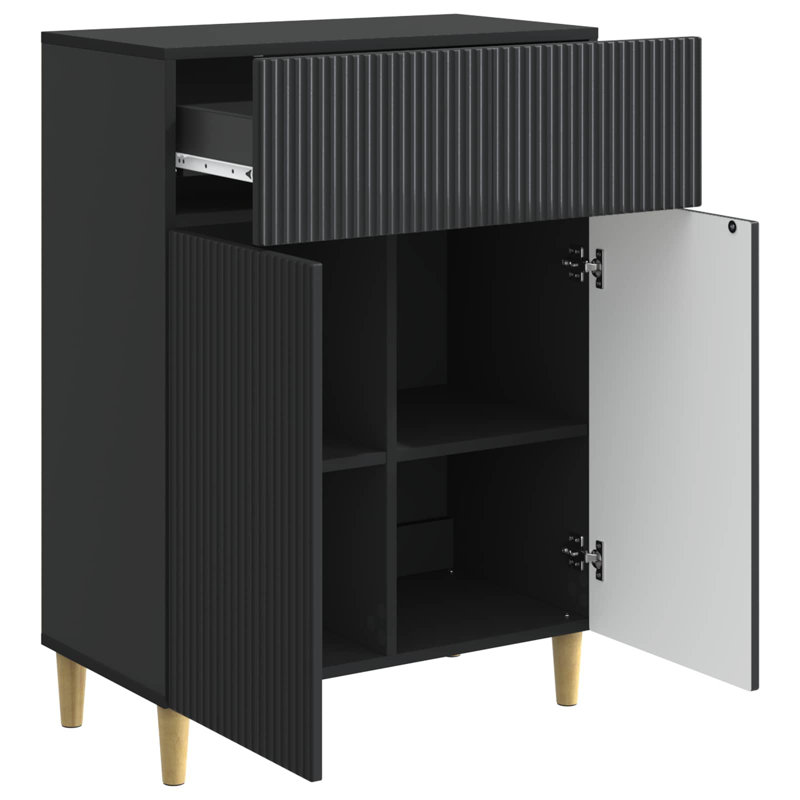 66cm Sideboard, Black