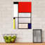 Tableau L, 1921 by Piet Mondrian - Print on Canvas-116763159-116763156