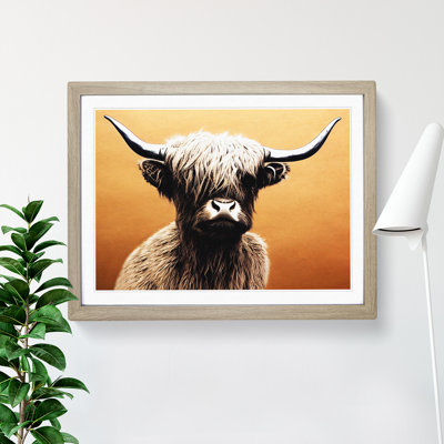 Highland Cow - Single Picture Frame Print