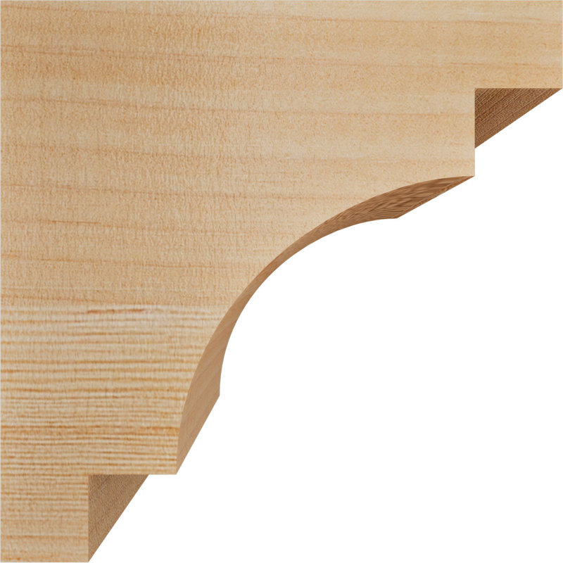 Corbeau méditerranéen, H 6 po x l 3,5 po x P 6 po, Sapin de Douglas, Lisse