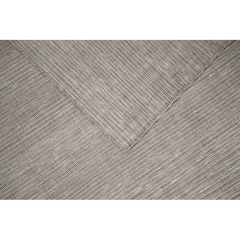 Textures Wool Area Rug in Gray, Rectangle 4' x 6'