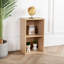 2 Tier Bookcase Cube Wooden Bookshelf-1992883462