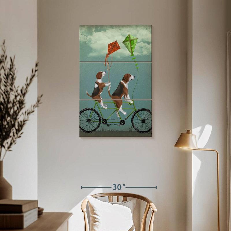 Brampt Beagle Tandem, 57" H x 36" W
