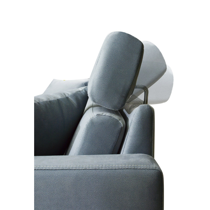 Daveney 3 Seater Sofa Bed, Fold Out, Sky, Right Hand Facing