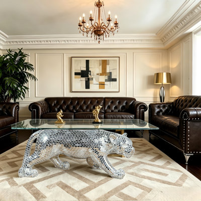 Table basse Panther Statue
