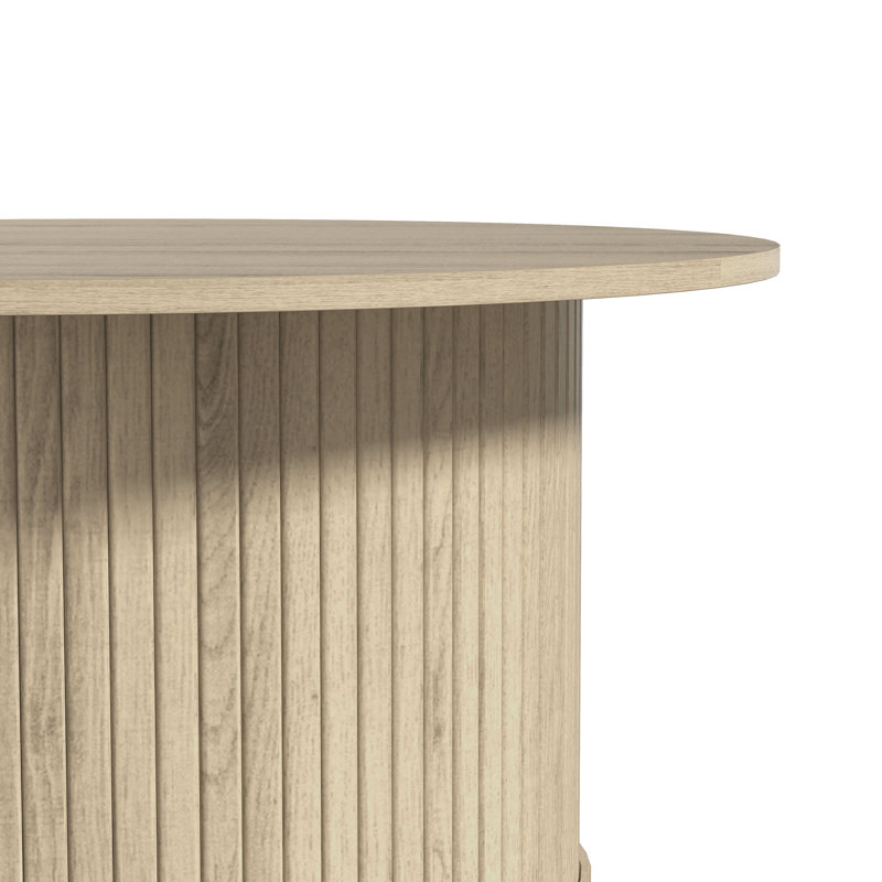 Ensemble de table de salon moderne 3 pièces Farmingdale, Chêne d'Oslo