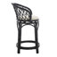 Tabouret de comptoir en bois massif 23,62 po Aamani-2140617287