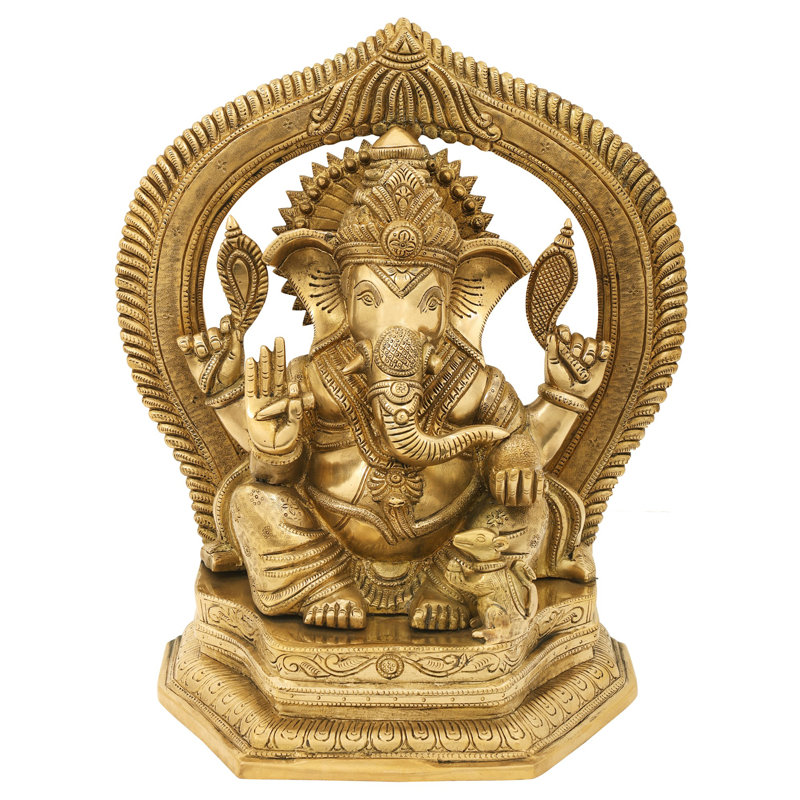 Figurine La grandeur royale du roi Ganesha