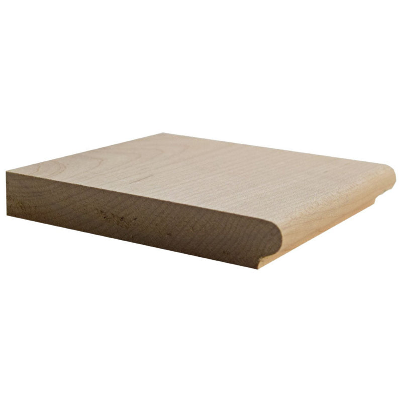 Tabouret Colonial 5-1 / 4 "x 3/4". Sans finition, Érable, L 5,25 po x H 0,75 po x P 42 po