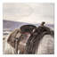 Cheval et selle sur toile-423632117